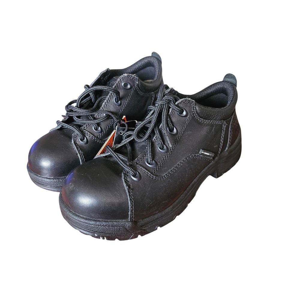 Timberland PRO TiTAN Womens 6.5W Alloy Safety Toe Work Shoes Black NWT Utility